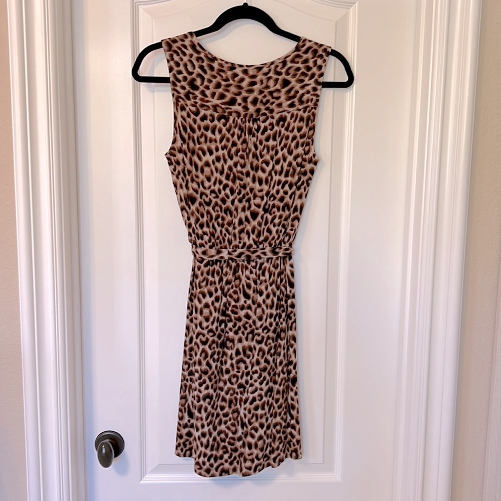 Lucky Brand Leopard Print Sleeveless Dress - Picture 11 of 15